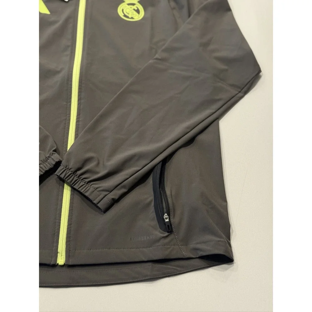 Adidas Real Madrid Tiro 25 Competition Vis Tech Travel Jacket Men M JV5322